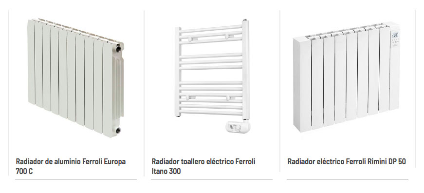radiadores de calefacción Calfri